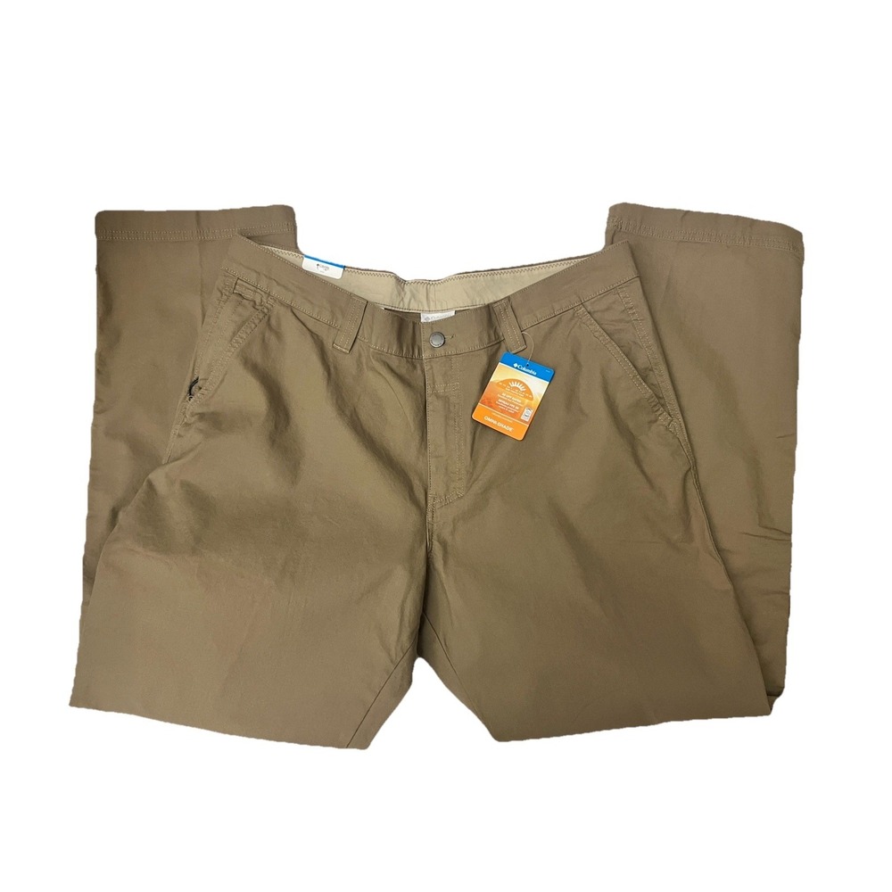 Columbia Sportswear Omni-Shade Pants 38‎ W x 32 L Regular  Casual Men Clothing